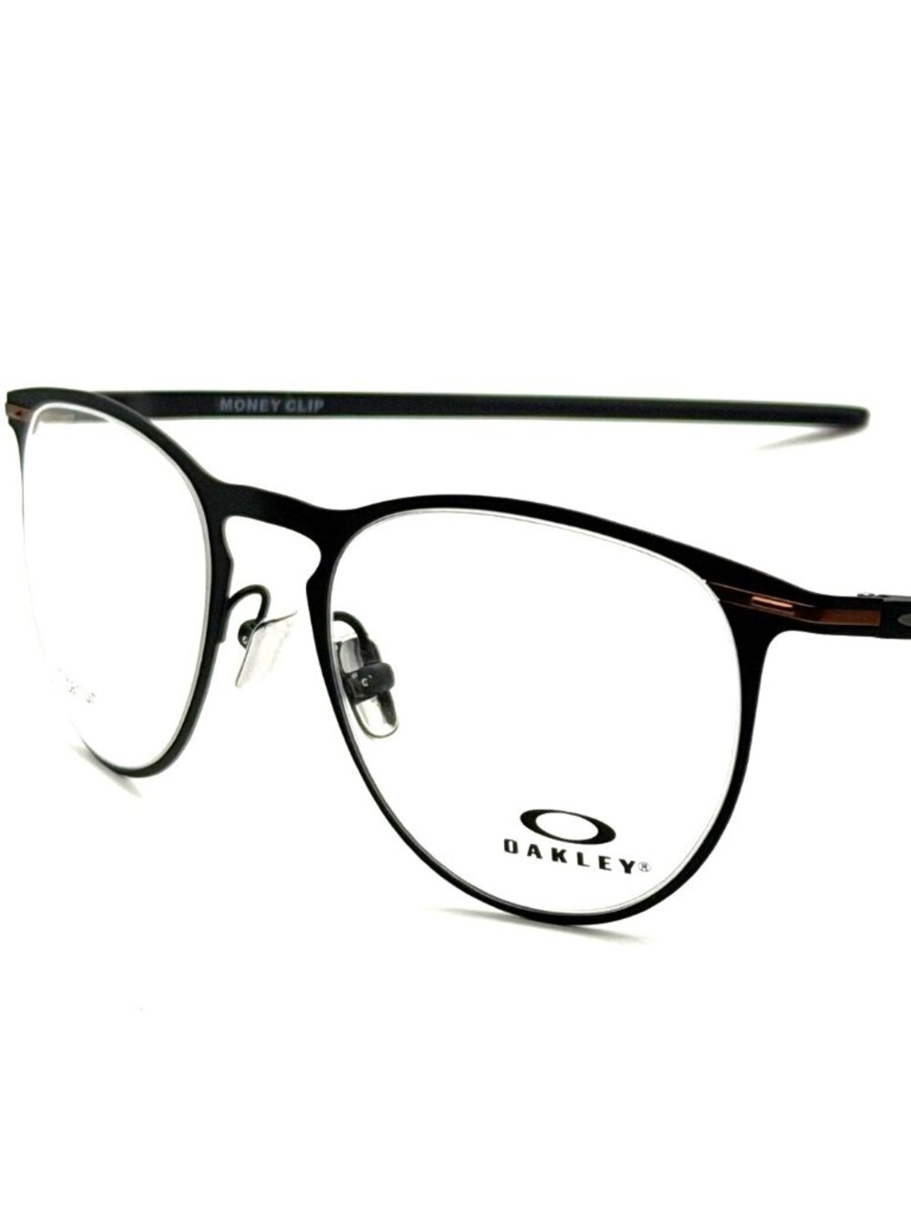 NEW OAKLEY MONEY CLIP OX5145-0152 Satin Black Unisex Eyeglasses 52mm 20 141